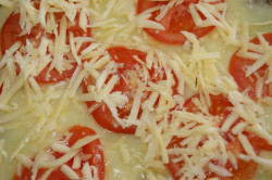 помидоры с сыром для запеканки