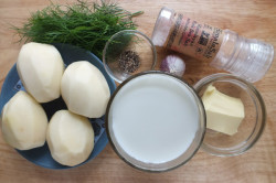 картофель в молоке ингредиенты