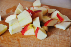 яблоки порезать