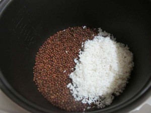 добавляем рис