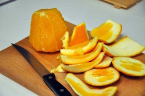 апельсин очистить