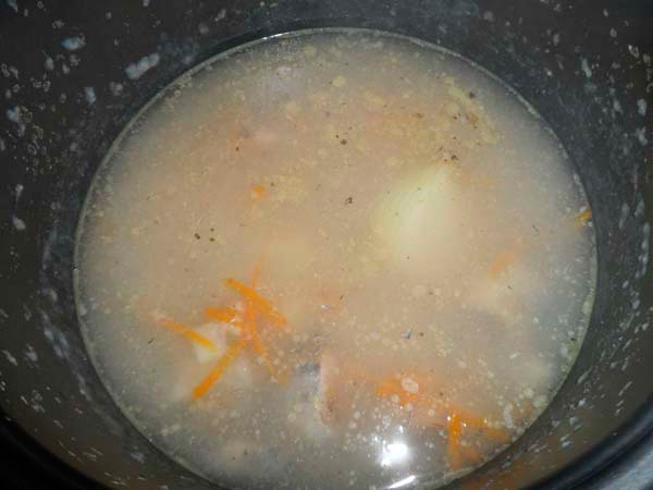 суп с консервированной сайрой