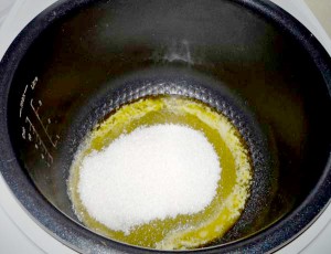 сливочное масло с сахаром
